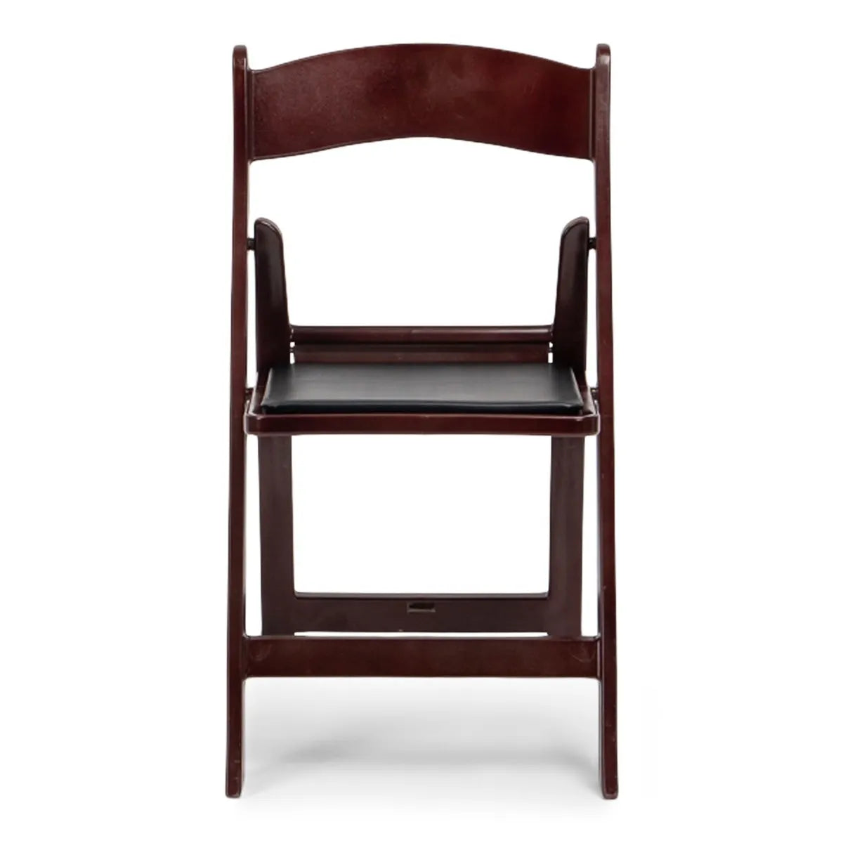 TitanPRO™ Mahogany Resin Folding Chair