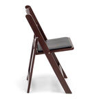 TitanPRO™ Mahogany Resin Folding Chair