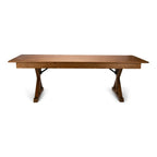Farmhouse Folding Farm Table - 40'' x 96'' - Rustic - X-Legs ColorRustic