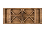 Farmhouse Folding Farm Table - 40'' x 96'' - Rustic - X-Legs ColorRustic
