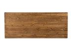 Farmhouse Folding Farm Table - 40'' x 96'' - Rustic - X-Legs ColorRustic
