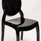 Sofia Stacking Chair with UV Protection Chair - Black