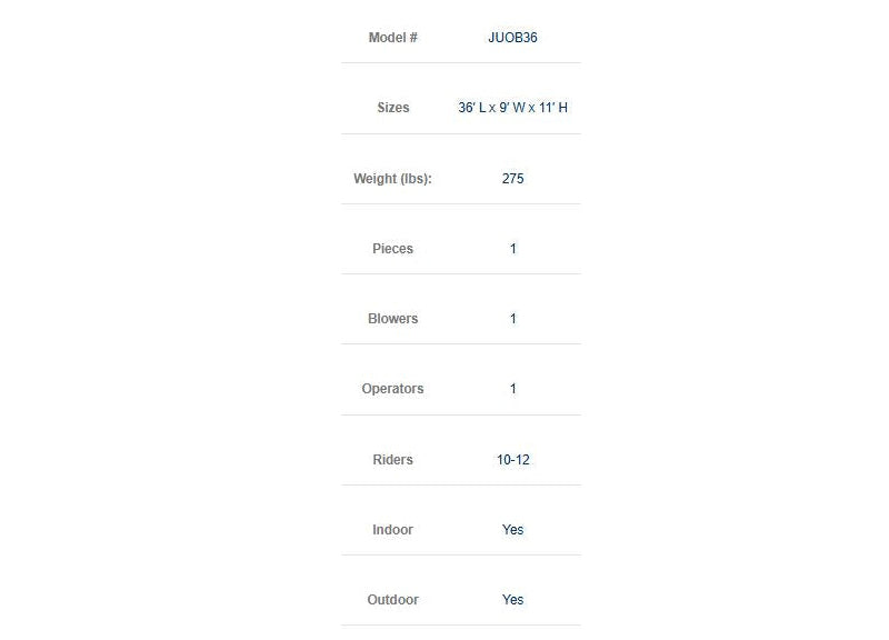 Inflatable Jurassic Wet/Dry Obstacle Course