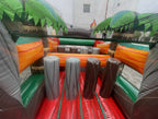 Inflatable Jurassic Wet/Dry Obstacle Course With blower commercial grade