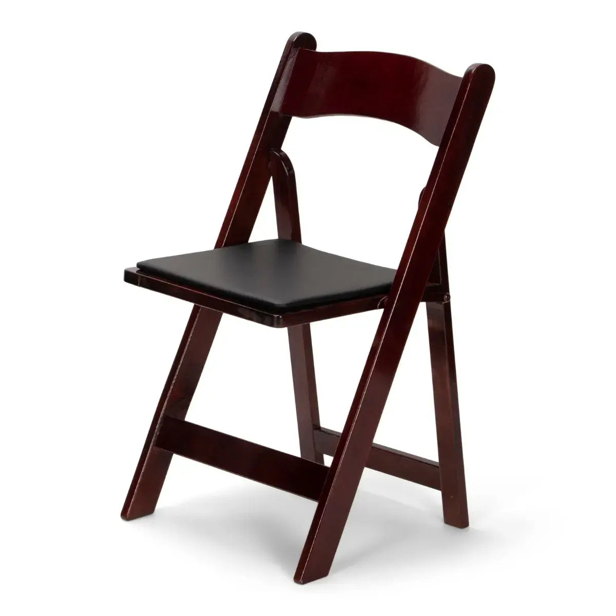 Silla plegable de resina de caoba TitanPRO™