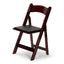 Wood Folding Chair - Red Mahogany
