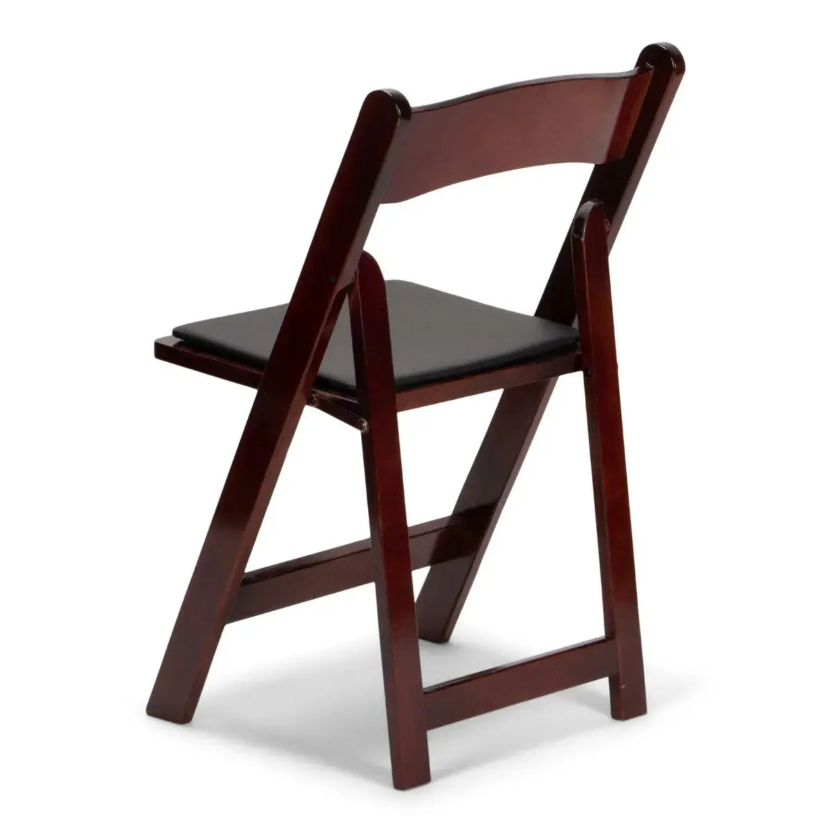 Silla plegable de resina de caoba TitanPRO™