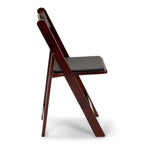 Silla plegable de resina de caoba TitanPRO™