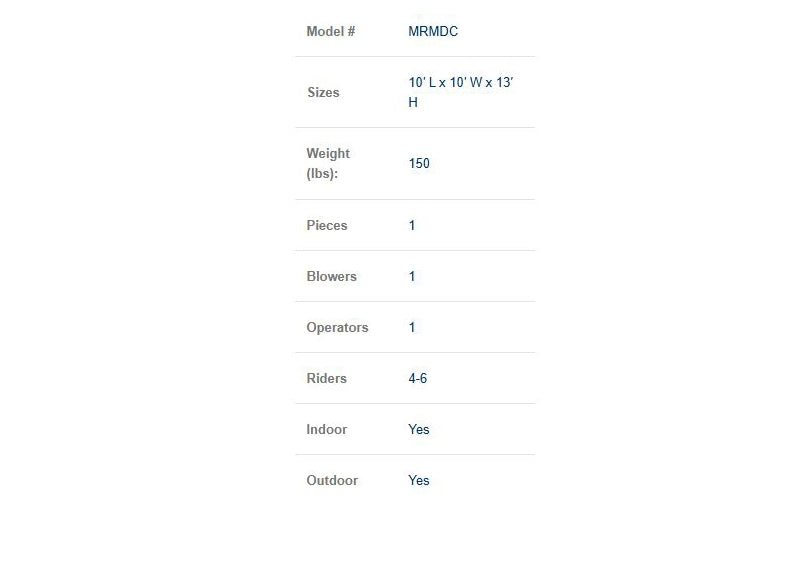 Inflatable Marble Medium Castle Bounce House