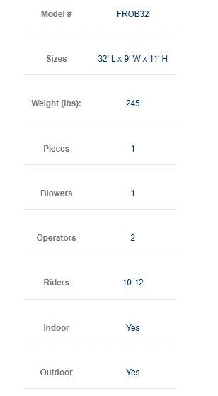 Inflatable Fun Run Obstacle Course With Blower