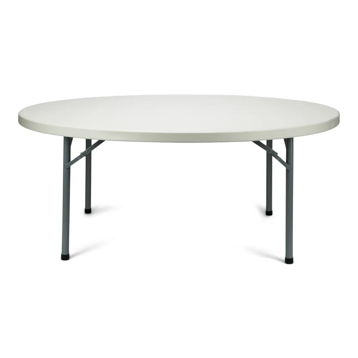 TitanPRO 72'' Round Plastic Folding Table