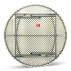 TitanPRO 72'' Round Plastic Folding Table