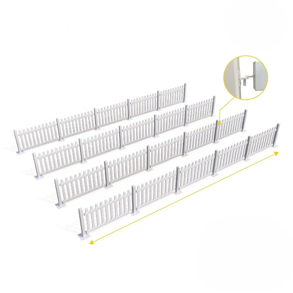 ModFence Picket Event Fencing Kit -  120ft
