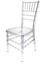 40 Chair Pack Clear Resin ProClear™ Chiavari Chair Free Shipping