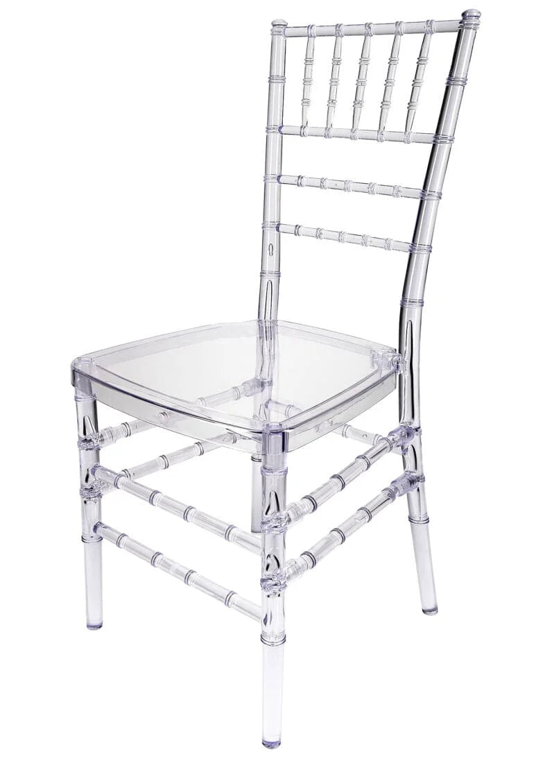 40 Chair Pack Clear Resin ProClear™ Chiavari Chair Free Shipping