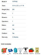 14 FT Tropical Paradise Water Slide