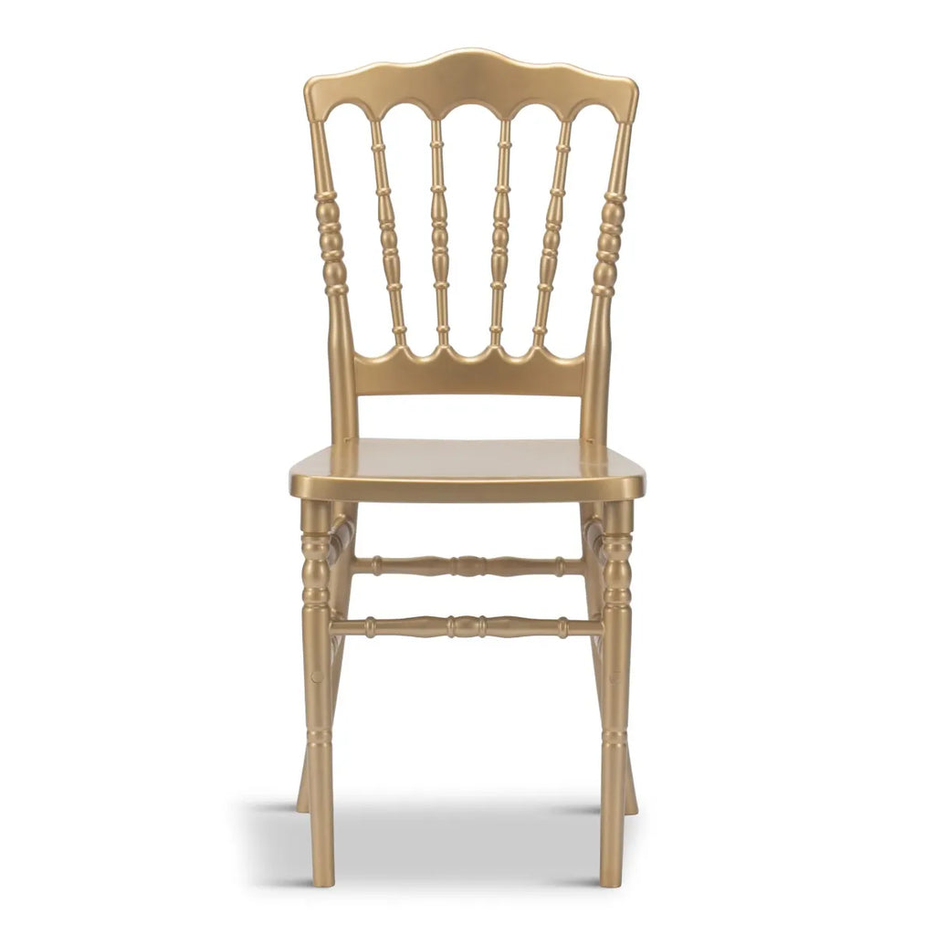 Gold Resin Napoleon Chair with UV Protection