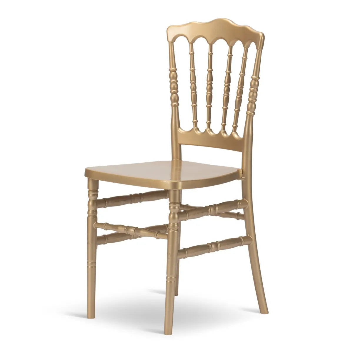 Silla Napoleón de resina dorada con protección UV