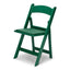 Green Resin Folding Chair - 1102 lb Capacity - 3 Year Warrant