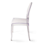 Silla apilable Sofía con protección UV - Transparente