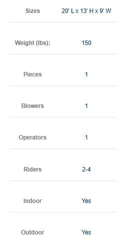 Semi-Commercial Sunny Water Slide