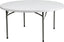 Titan Series 60'' Round Plastic Folding Table