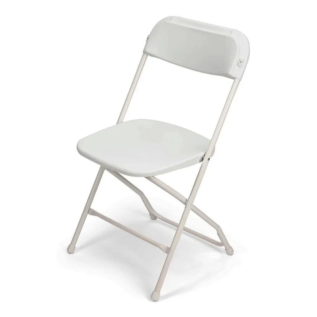 TitanPRO™ Plastic Folding Chair - White Main image