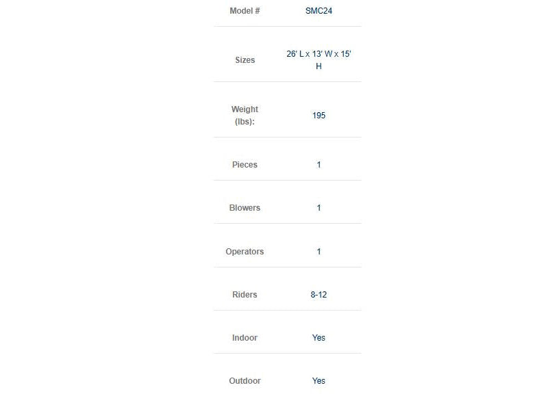 Inflatable Light Commercial Combo (Wet & Dry)