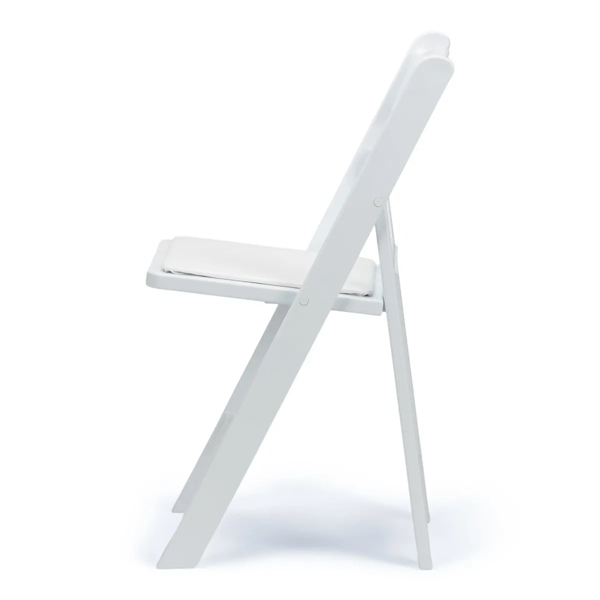 Silla plegable de resina blanca TitanPRO™ 100 unidades