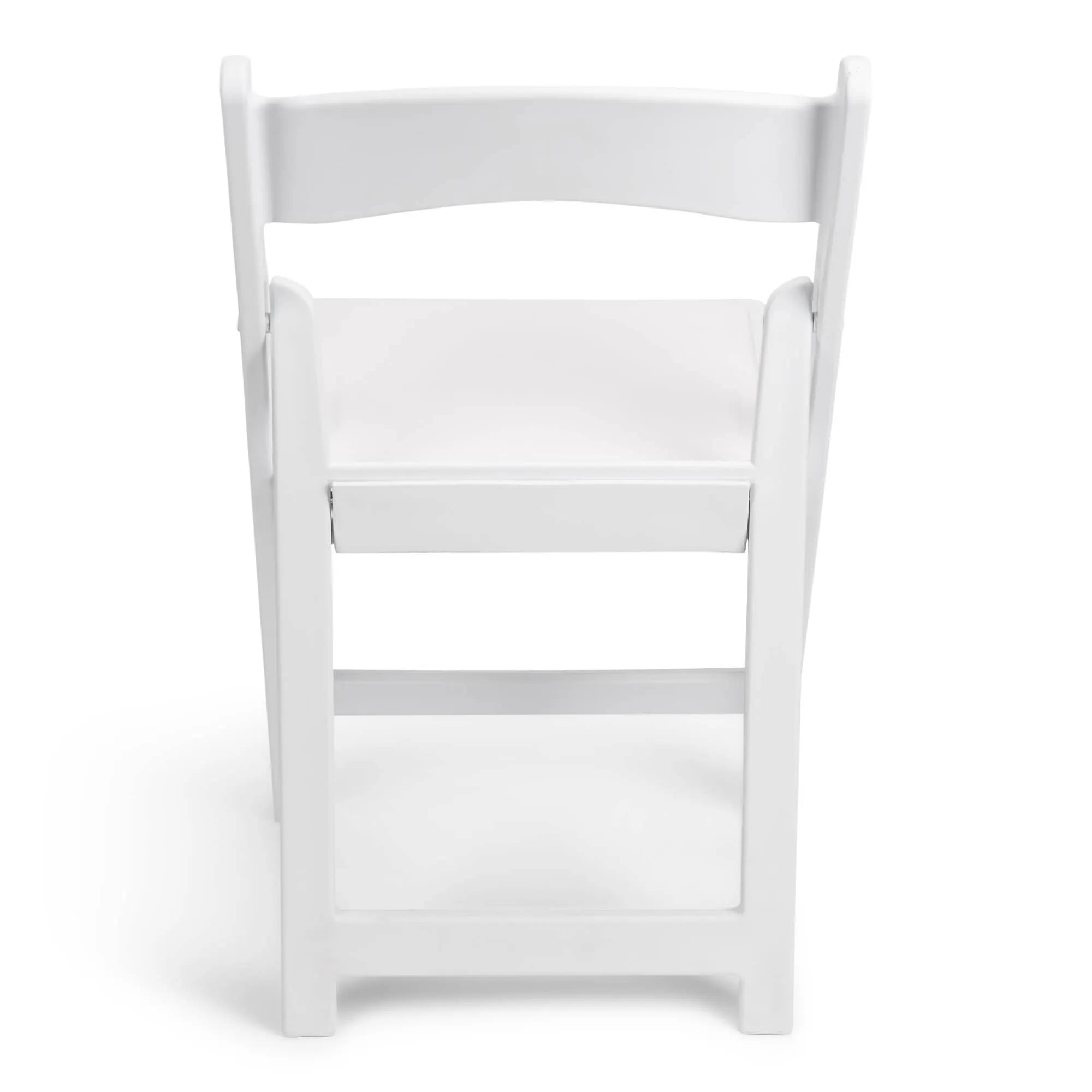 Silla plegable de resina blanca TitanPRO™ 100 unidades